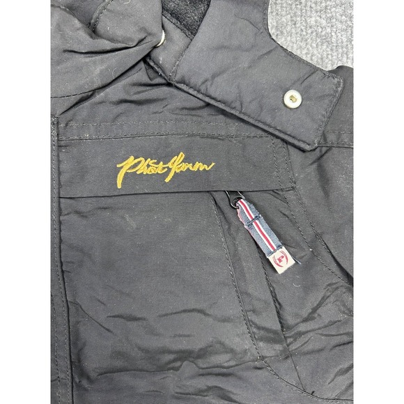 Phat Farm Vintage Black Hooded Fur Trimmed Parka Jacket‎ Toddler Boys 12-18 Mo - Picture 5 of 10